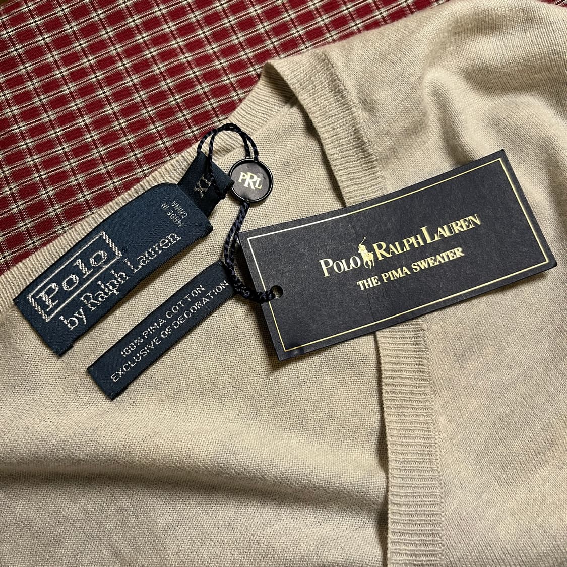 폴로랄프로렌 피마코튼 브이넥 니트 상품이미지5