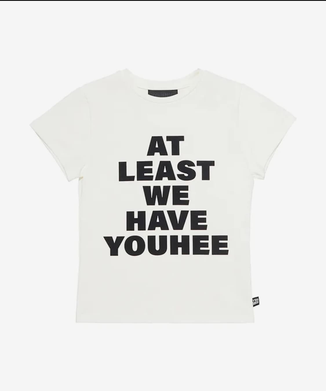 LETTERING T-SHIRT WHITE 상품이미지1