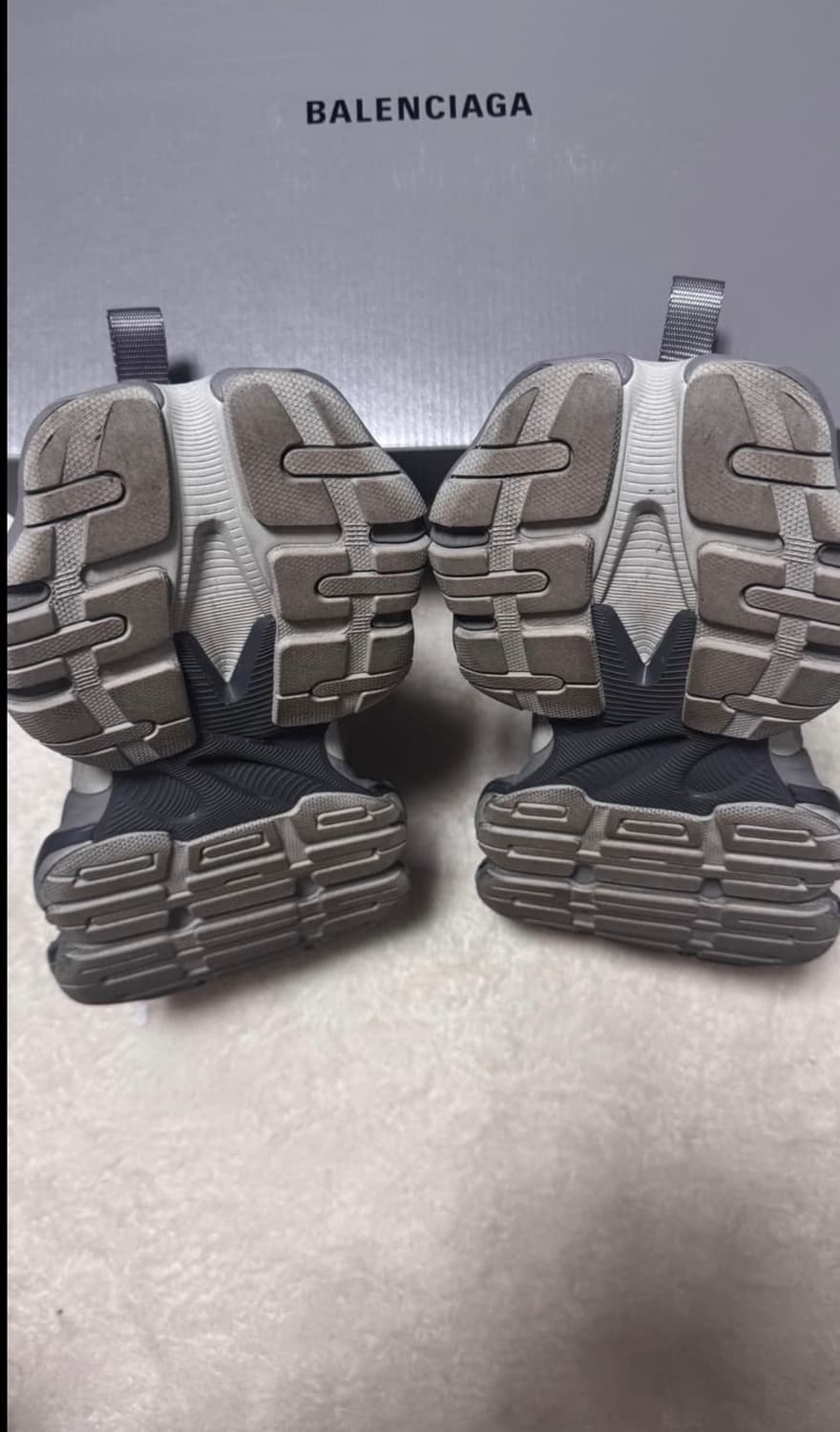 [40] 발렌시아가 카고 스니커즈 런웨이 그레이 상품이미지4