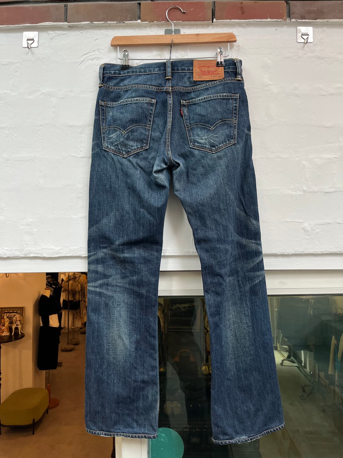 Levis 527 워싱 데님 W30/L33 상품이미지4