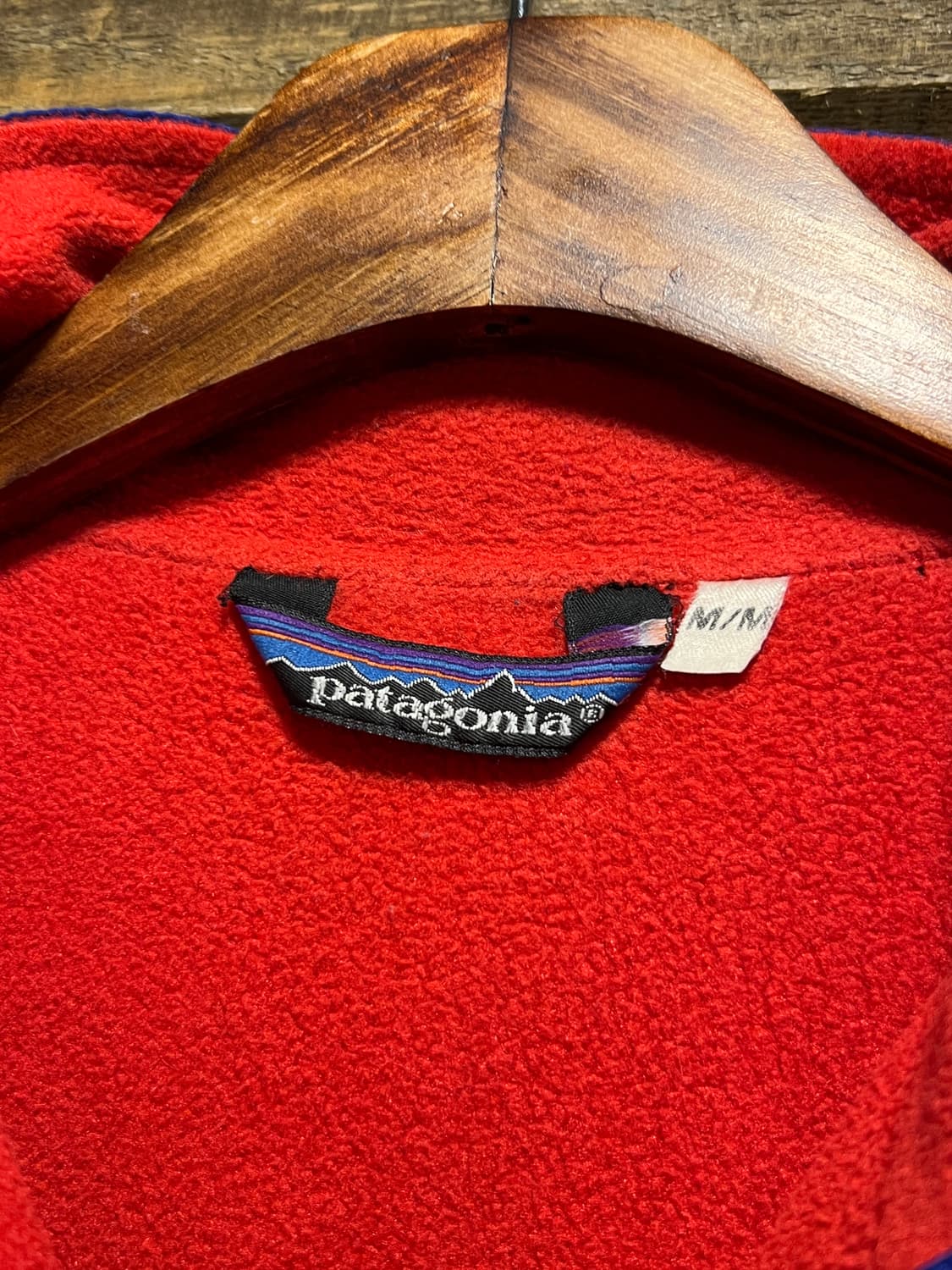 [M]80's 빈티지 파타고니아 플리스 나일론 웜업 자켓 상품이미지2