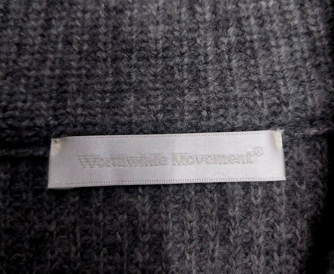 월스와일 무브먼트 하프넥 집업 니트 2사이즈 상품이미지3