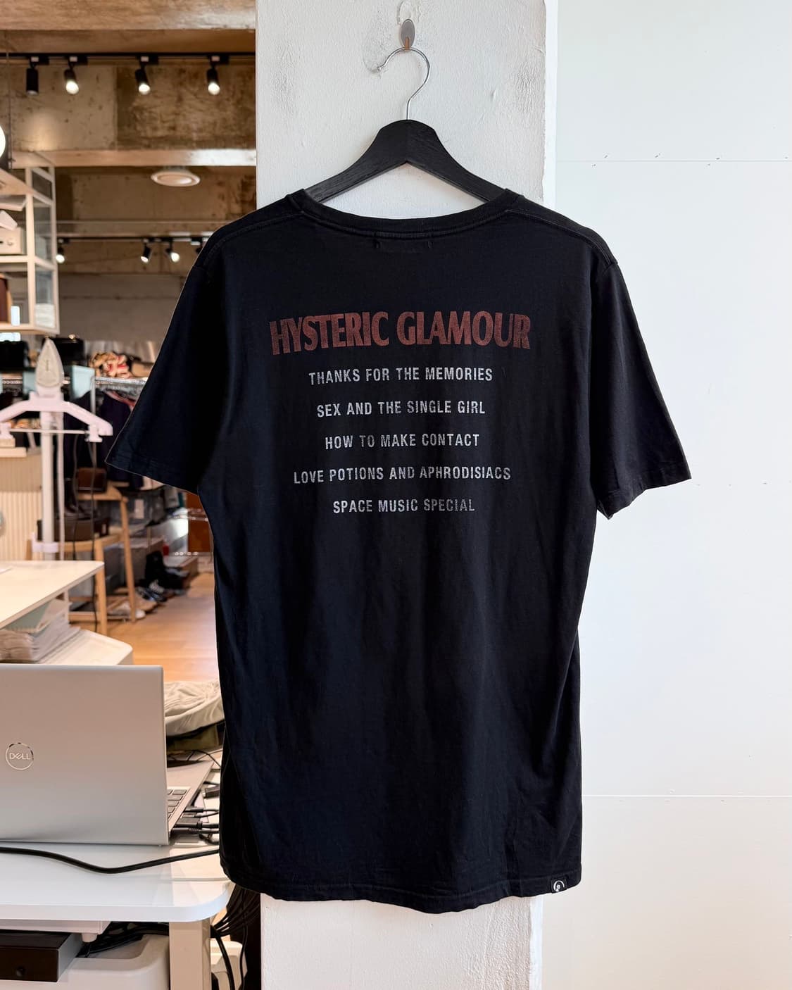 히스테릭 글래머 블랙 바이크걸 하프티  상품이미지7