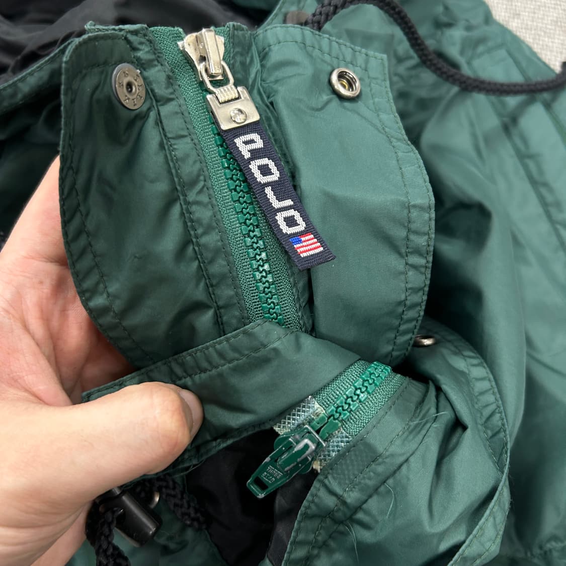 폴로스포츠 90s 나일론 야상 자켓(S) 상품이미지7