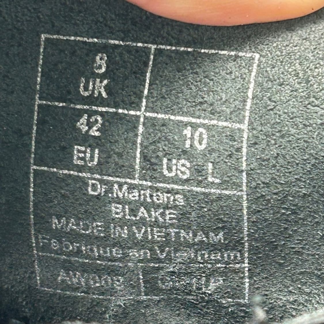 닥터마틴 블레이크 블랙 버클 부츠 UK8 상품이미지6