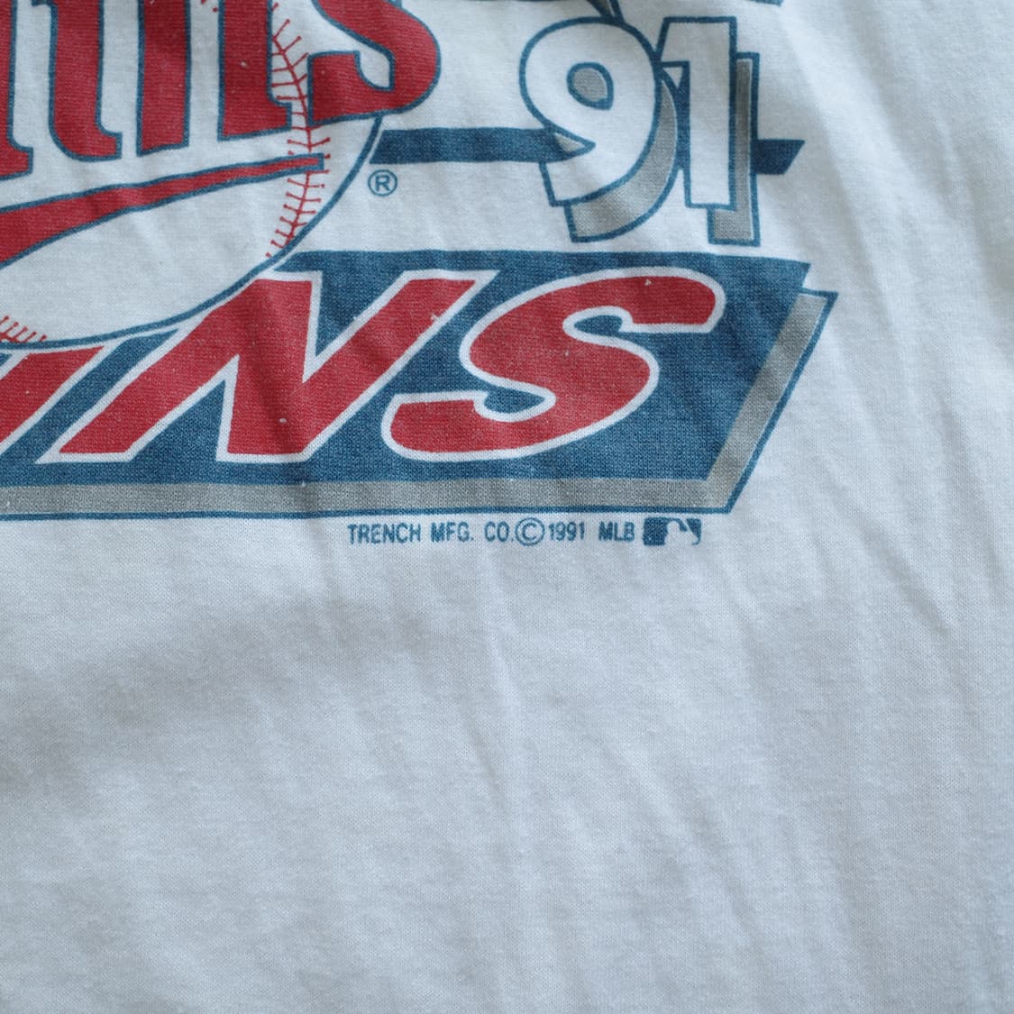 90s 미네소타 트윈스 월드시리즈 싱글스티치 티셔츠 상품이미지3