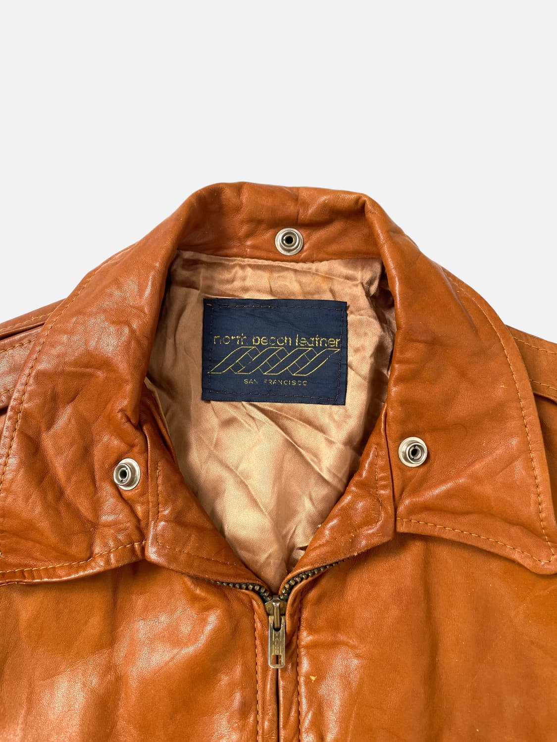 70s north beach Leatehr Jacket 상품이미지2