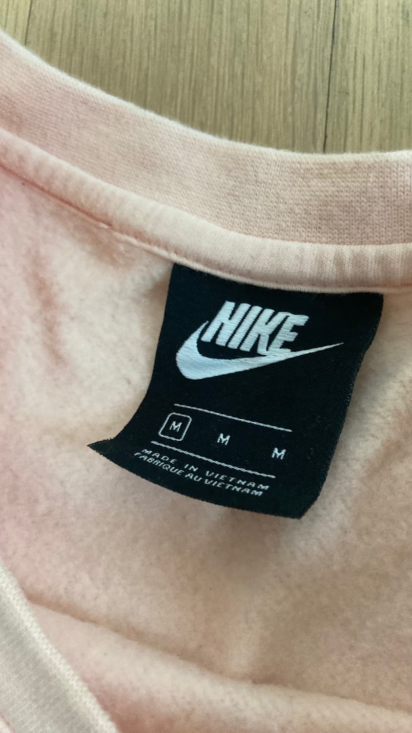 나이키 핑크 기모 맨투맨m 상품이미지2