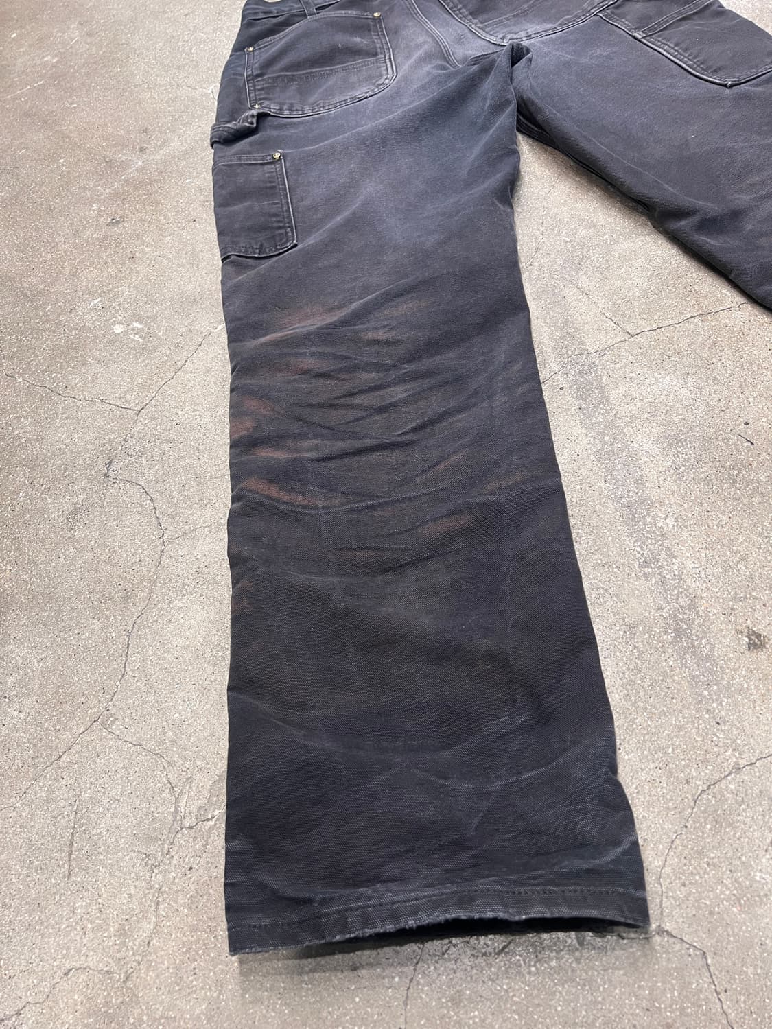 칼하트 B01 BLK 더블니 카펜터 워크팬츠 상품이미지8