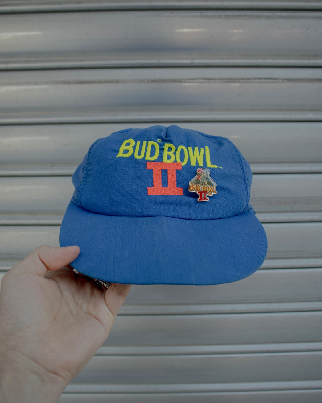 USA Budweiser Bud Bowl nylon 캡 상품이미지1