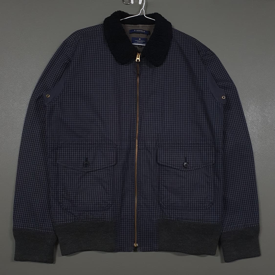 XL) 폴스미스 R.NEWBOLD USN G-1 플라이트 블루종 덱 자켓 상품이미지1
