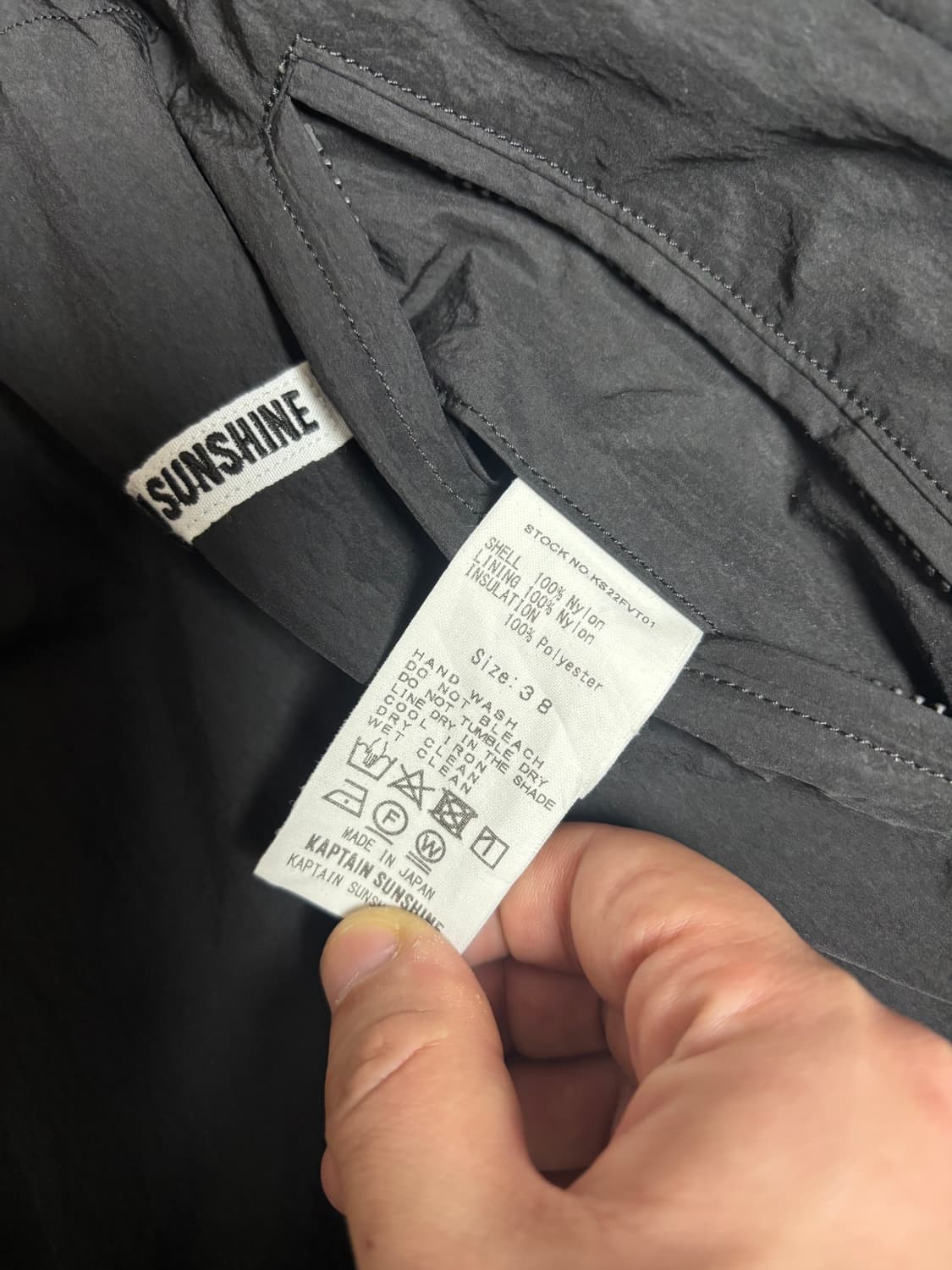 [38] 캡틴선샤인 패딩 베스트 22aw 상품이미지6