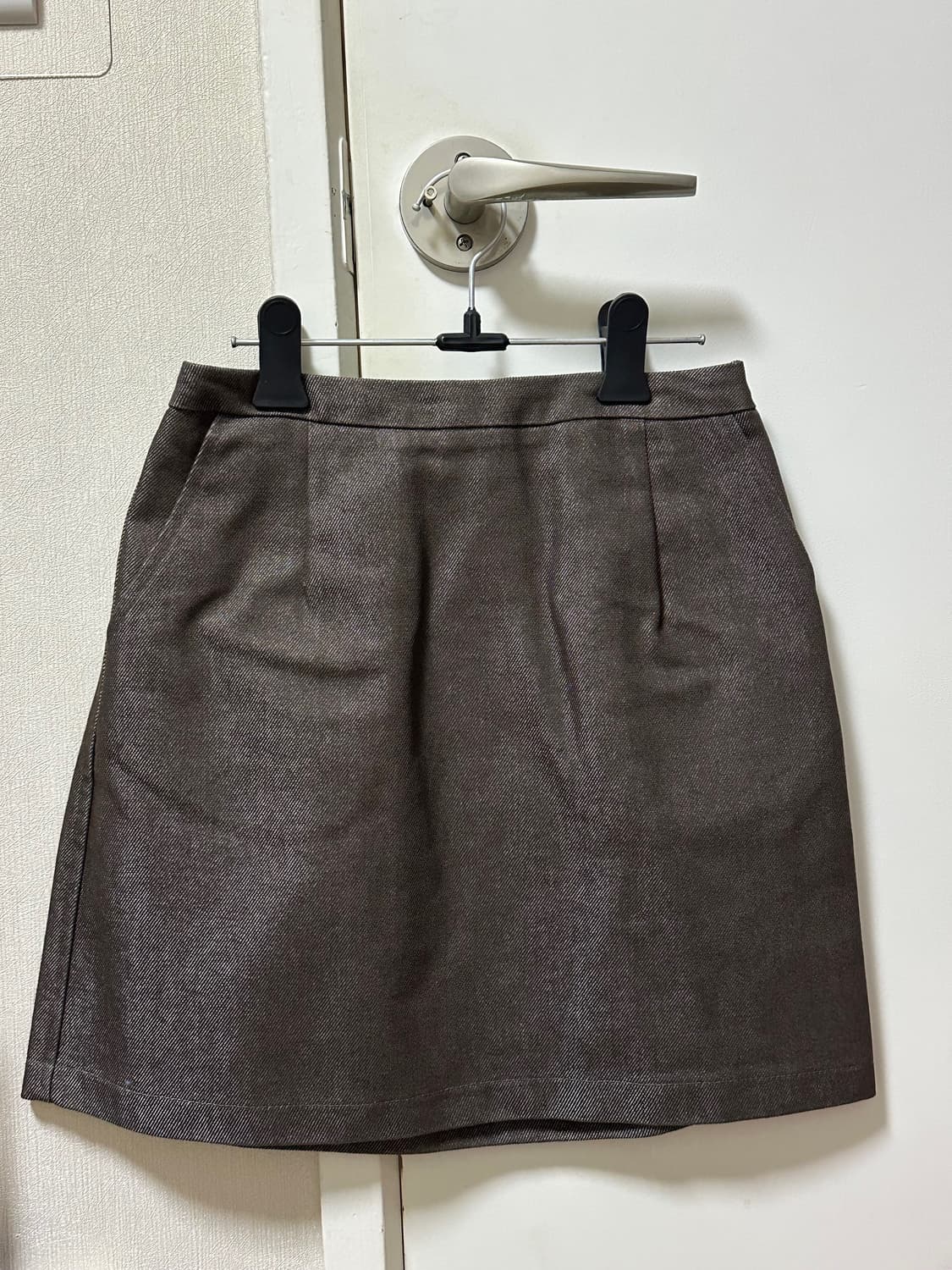 페스토 pesto 데님 스커트 소일 soil brown 상품이미지3