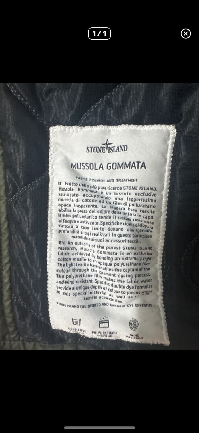 스톤아일랜드 무솔라 고마타 자켓 상품이미지7