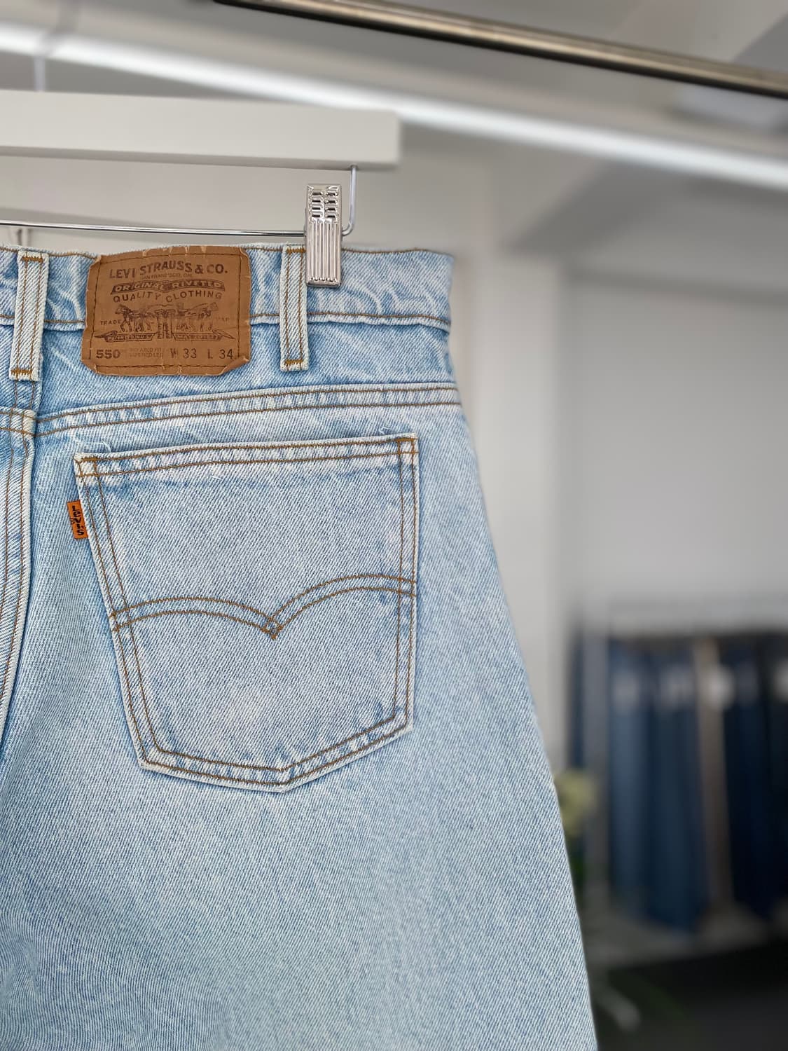 Levis550 CutOff 90sOrang Tab 32사이즈 a4898 상품이미지6