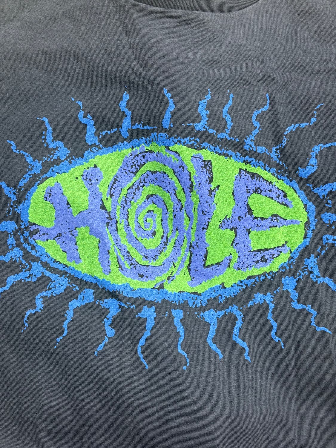 1994 밴드 HOLE Live 공식 티셔츠 오리지널 상품이미지2