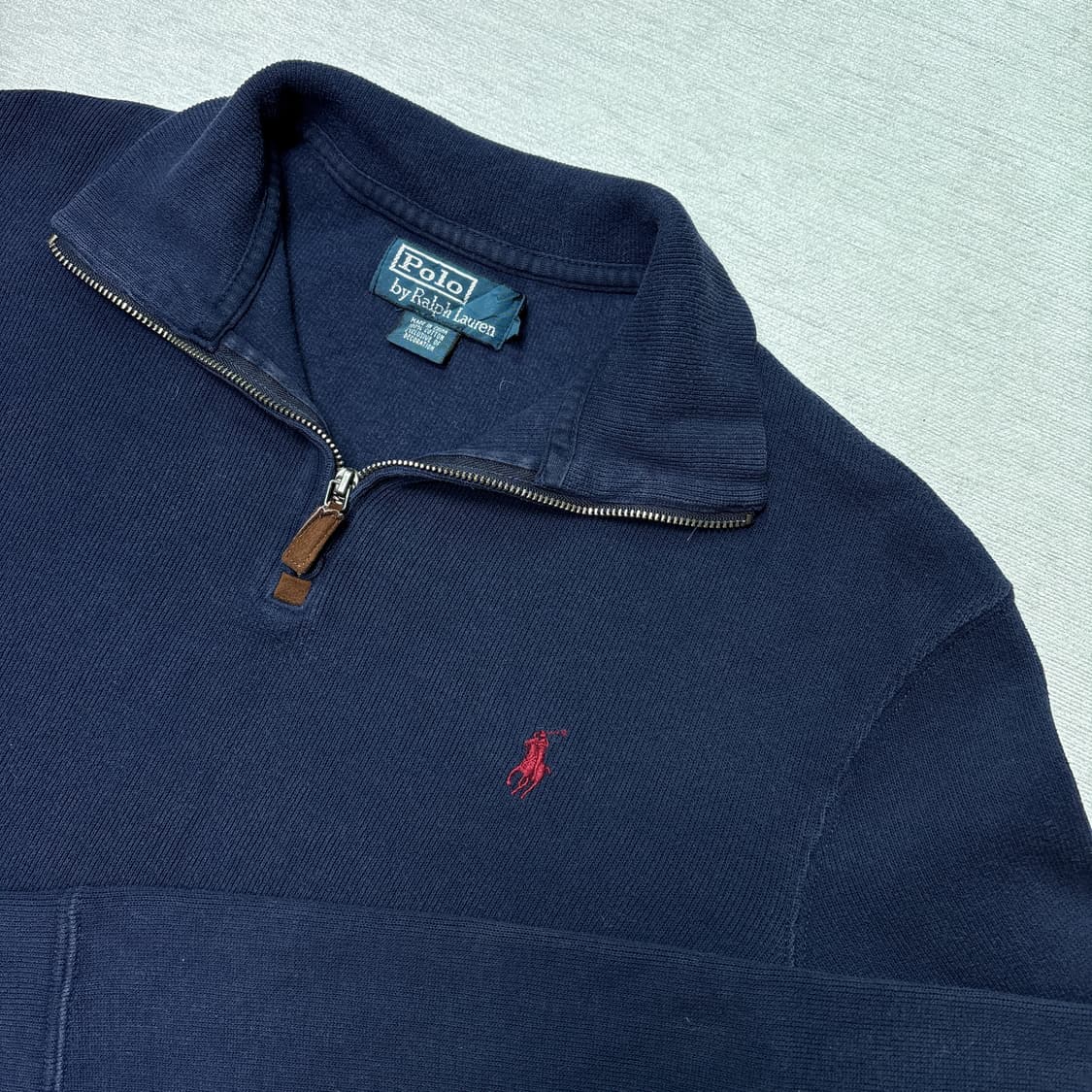 폴로 반집업니트 상품이미지3