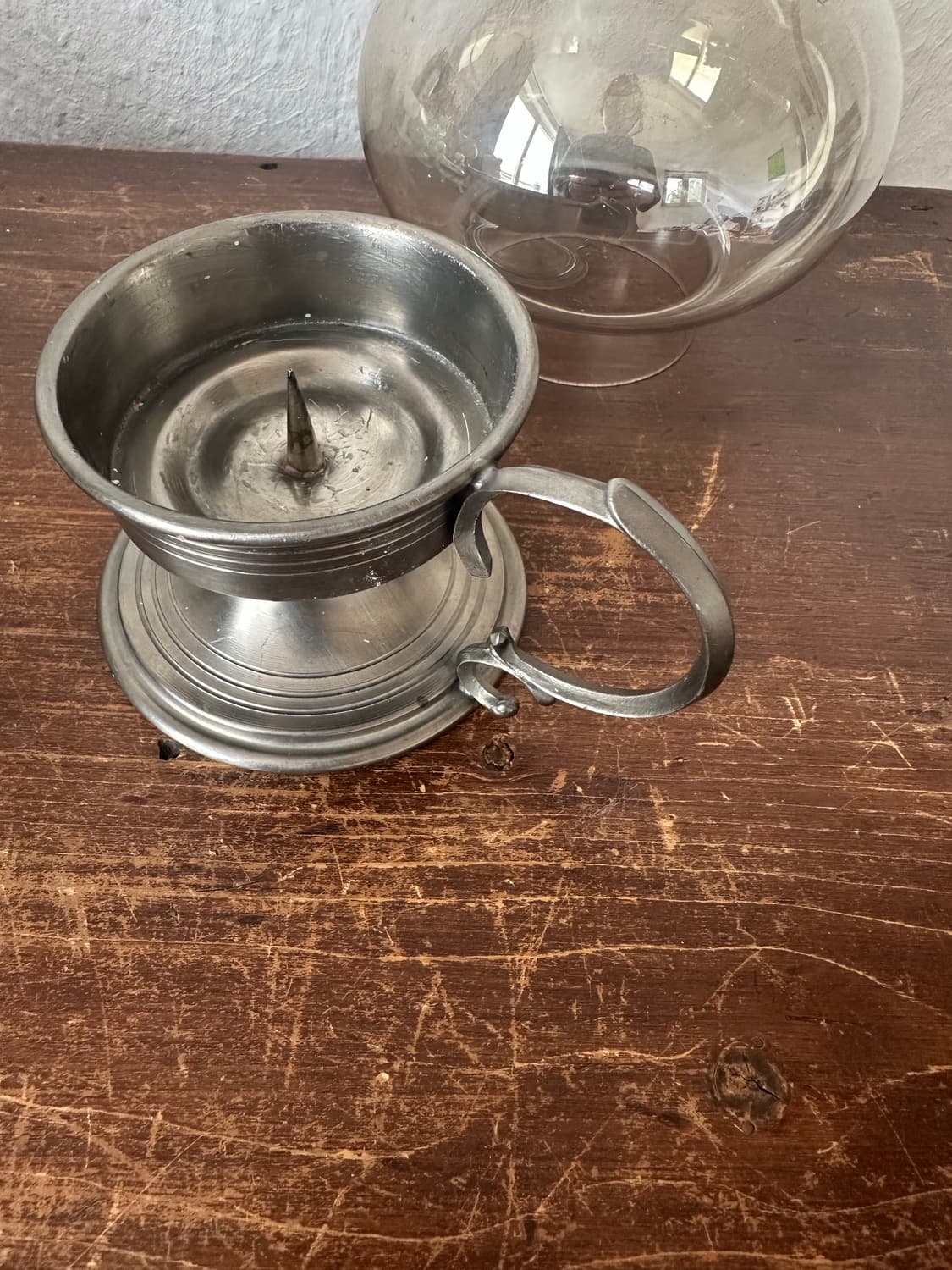 독일)빈티지 주석 촛대 상품이미지2