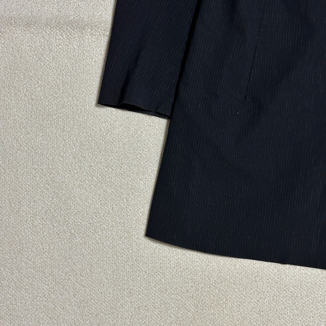 오브제 스트라이프 롱 자켓 상품이미지4