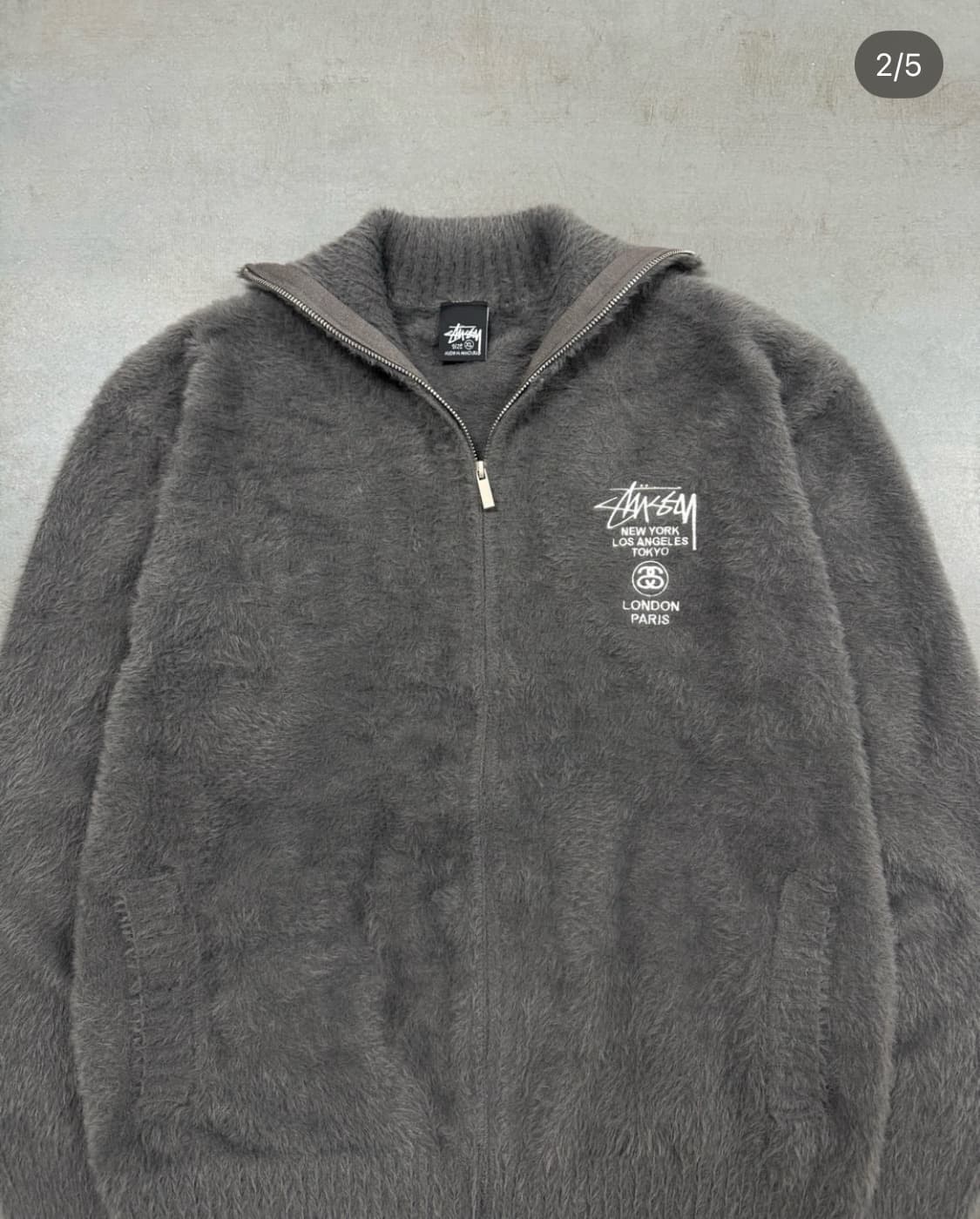 스투스 앙고라 풀집업 상품이미지2