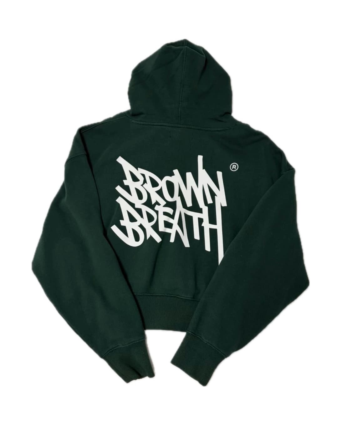 브라운브레스 크롭 후드티 상품이미지2