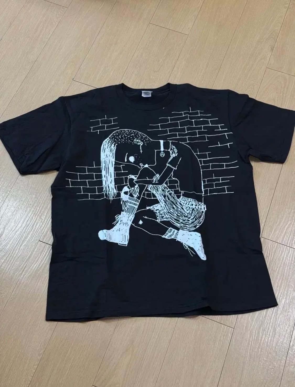 [XL] 슈프림 x 요지 야마모토 25fw 씽커 티셔츠 블랙 상품이미지1