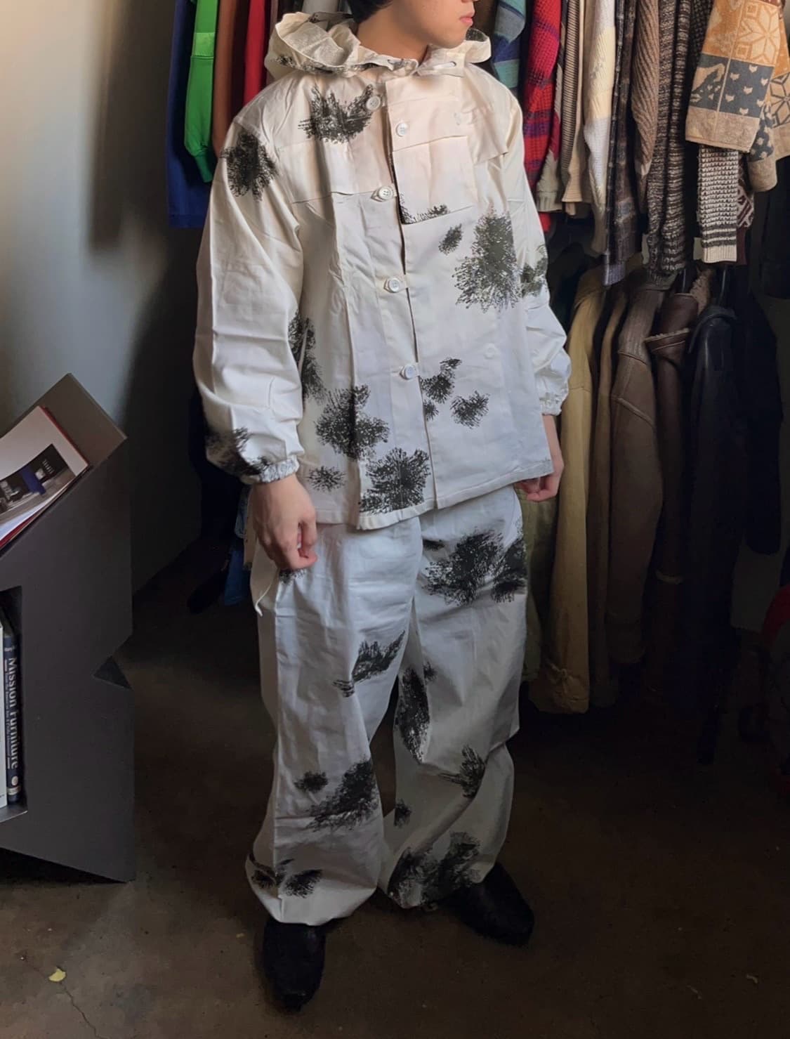 80s 서독군 오리지널 스노우 카모 세트 상품이미지3