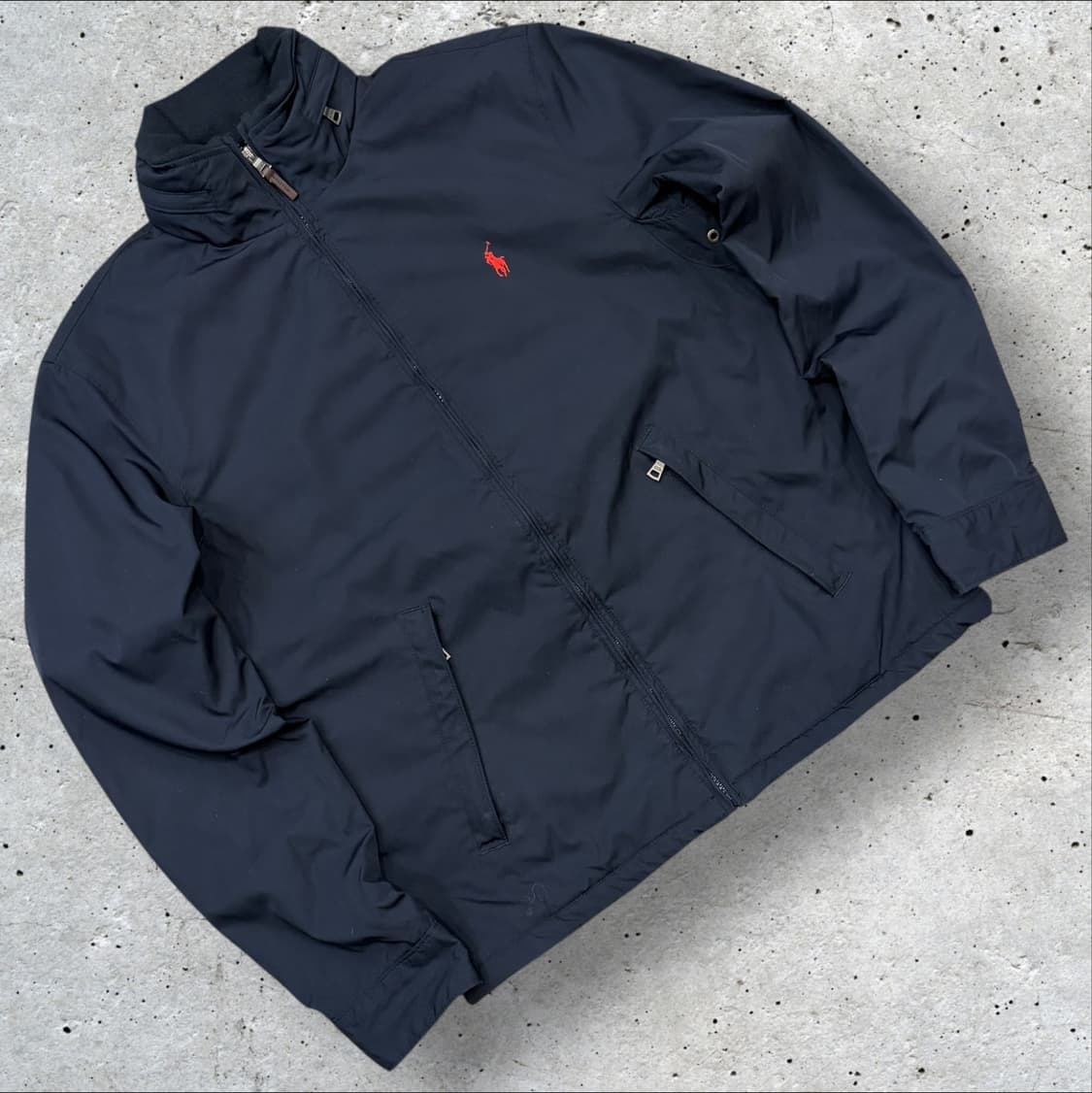 [S] 폴로 랄프로렌 폴리쉘 기모안감 네이비 블루종 자켓 C173 상품이미지1