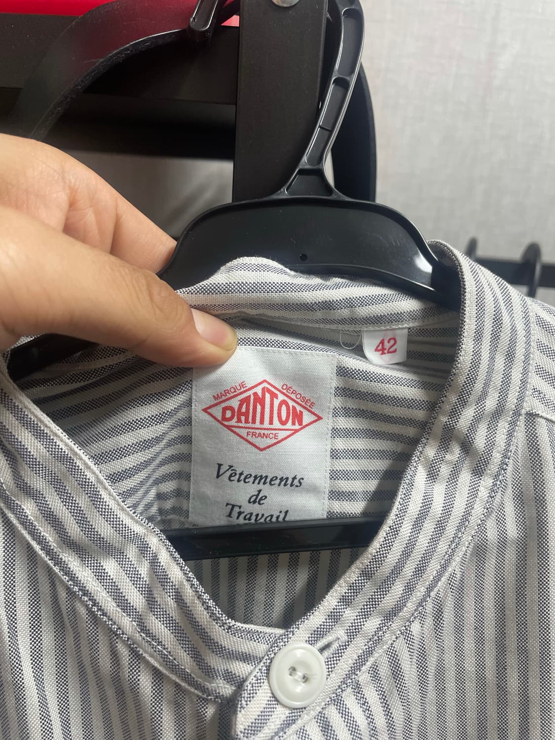 단톤 스트라이프 셔츠 42 사이즈 새상품 네고가능 상품이미지5