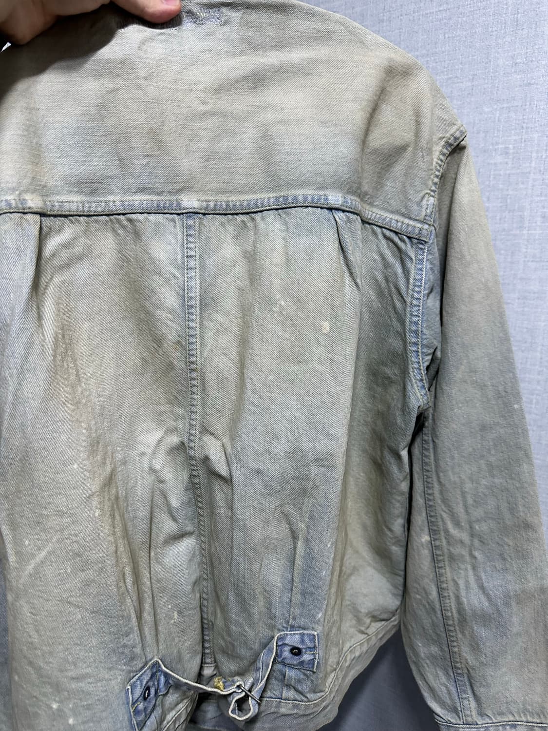 A.Presse 24AW 1st denim jacket bleach 48 상품이미지6