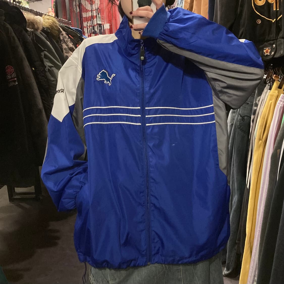 [IM] NFL X 리복 바람막이 블루 상품이미지3