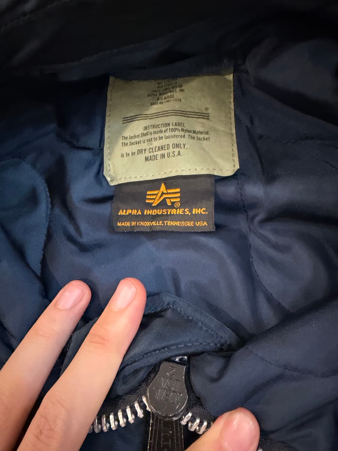 90s 알파인더스트리 CWU-45/P 플라이트 항공점퍼 상품이미지4