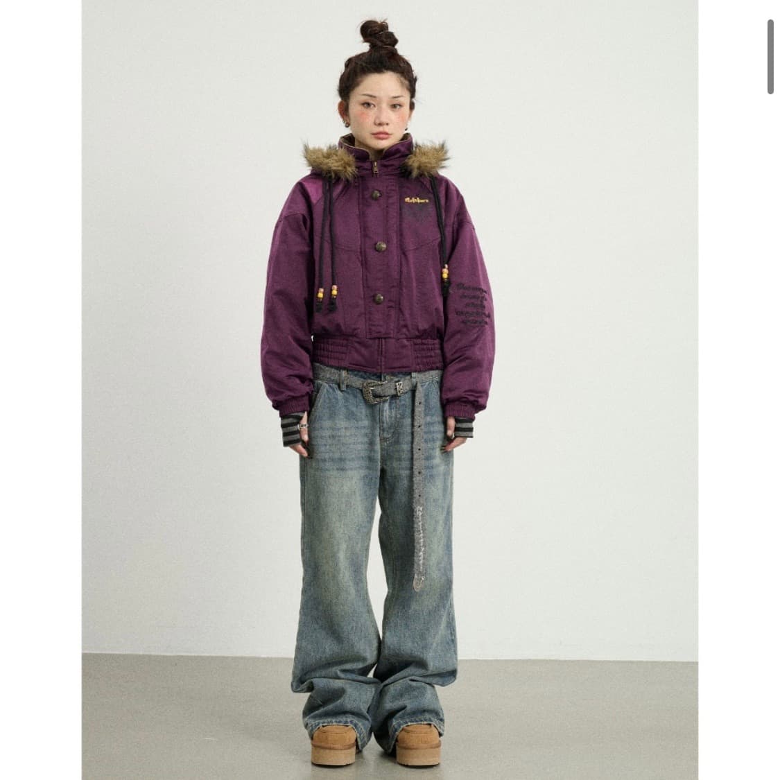 DEAR MY KIKO Achihara 디어마이키코 아치하라 패딩 자켓 상품이미지3