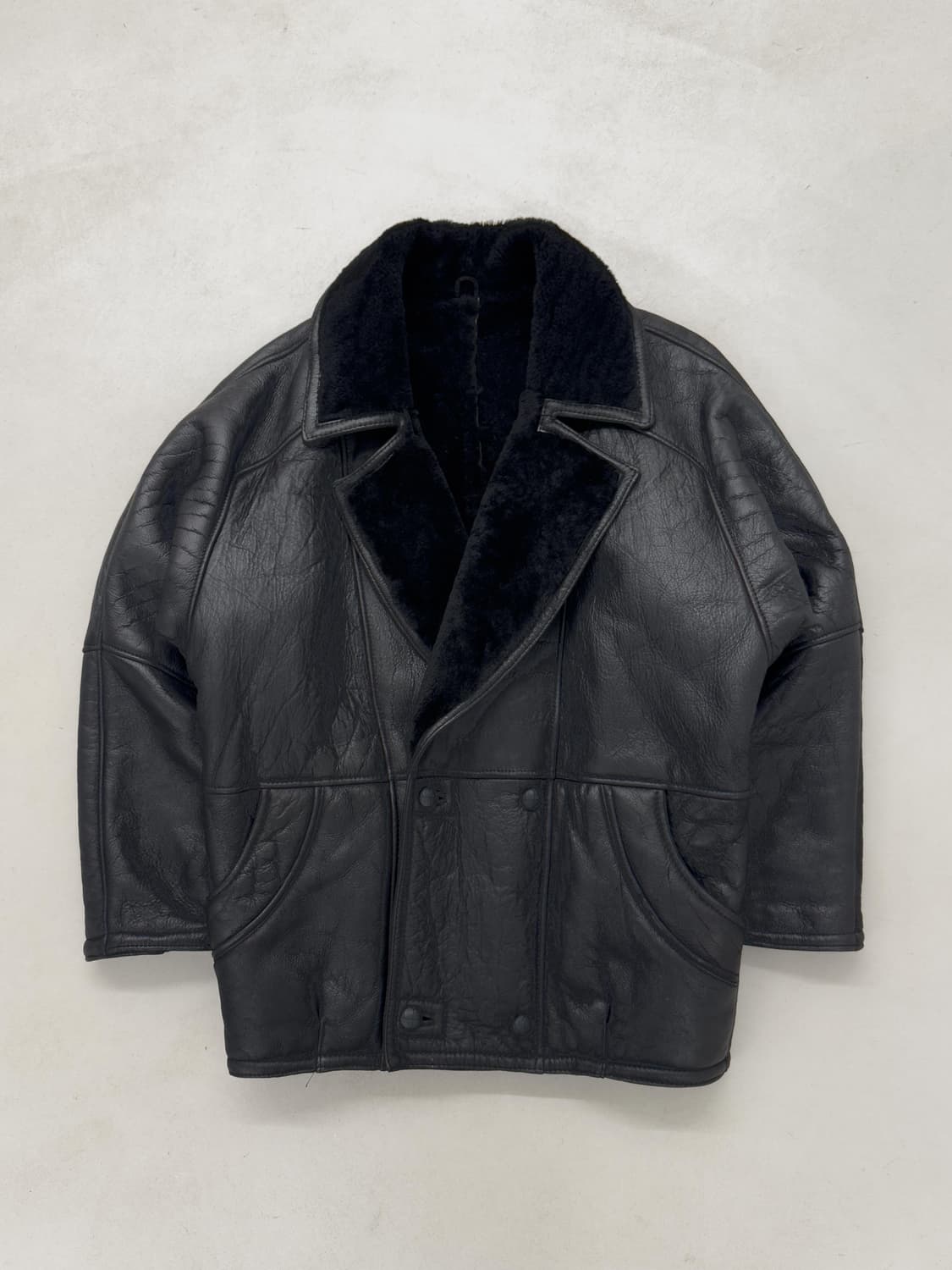 블랙 시어링 무통 자켓 상품이미지1