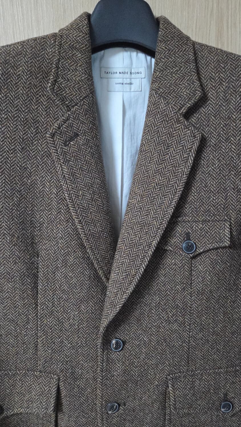 쏭스튜디오 헤링본 울 자켓 상품이미지5