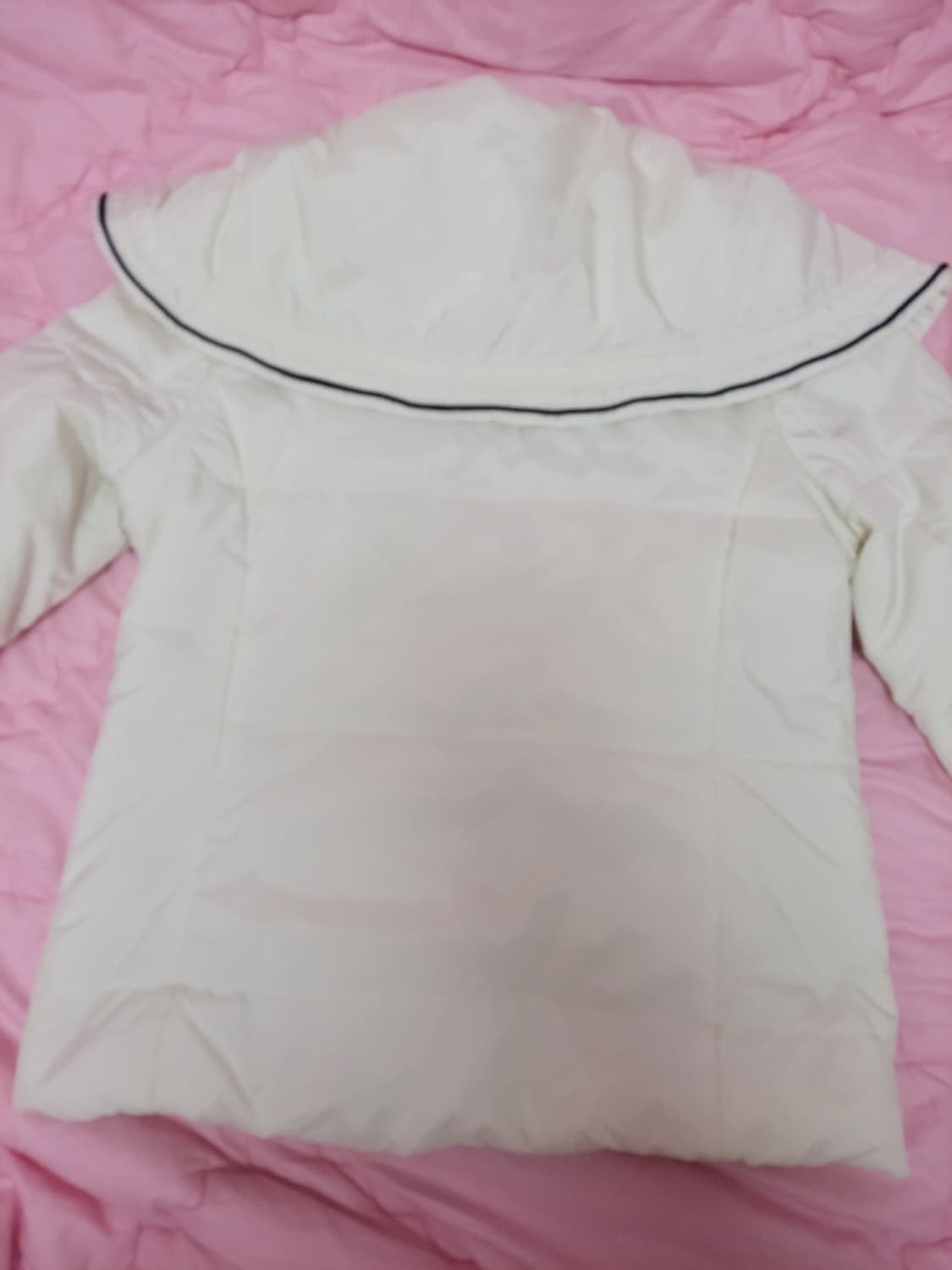 급처상태양호!쥬시꾸뛰르 세일러카라 빅카라 귀요미 패딩 점퍼 자켓 아우터 상품이미지5