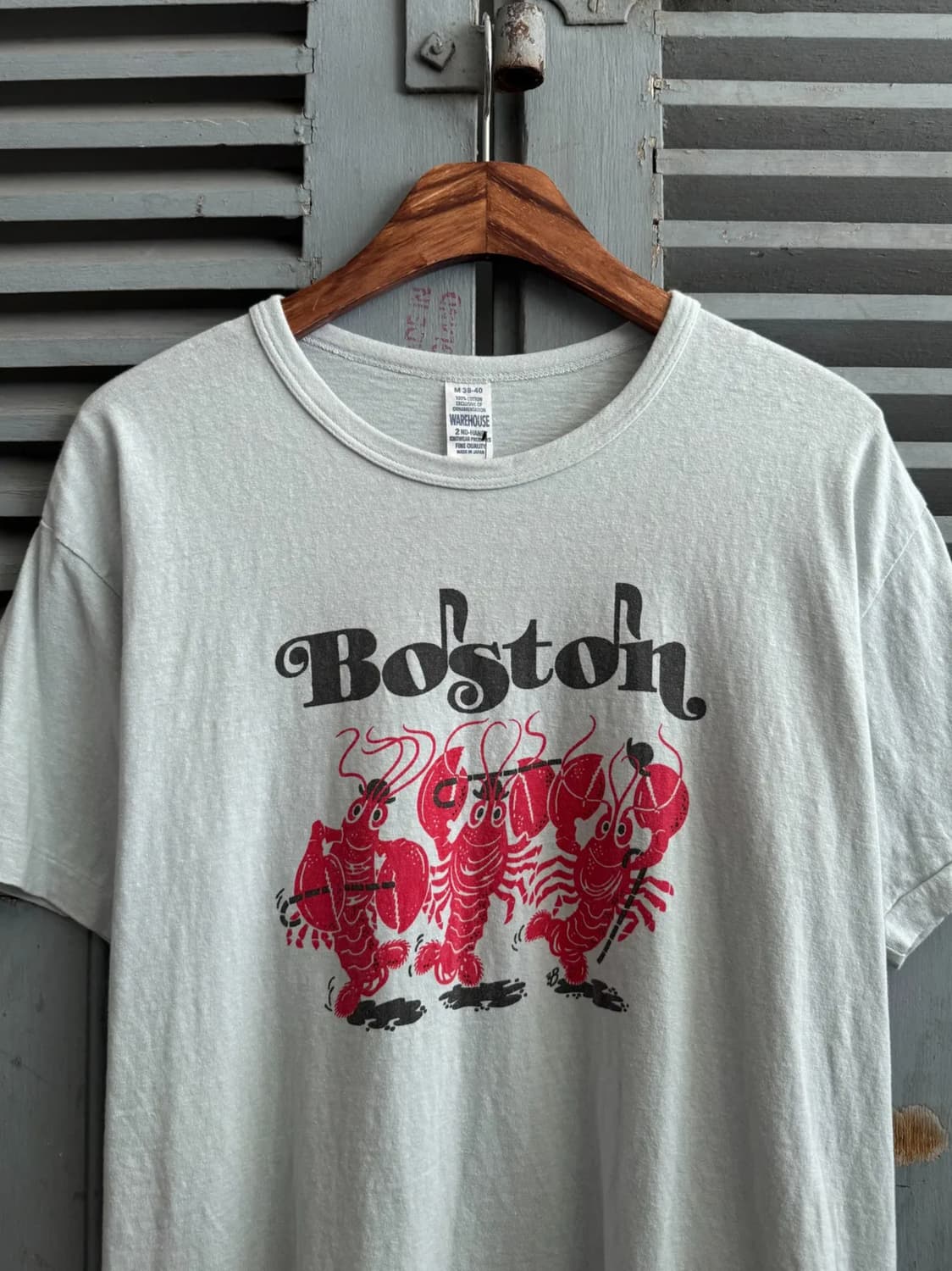 [M]웨어하우스 Boston Robster 프린팅 티셔츠 상품이미지1