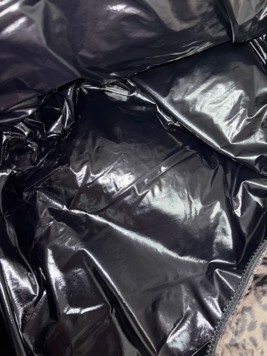 마르디메크르디 호피 리저시블 레오파드 패딩 갸루 오네갸루 상품이미지3