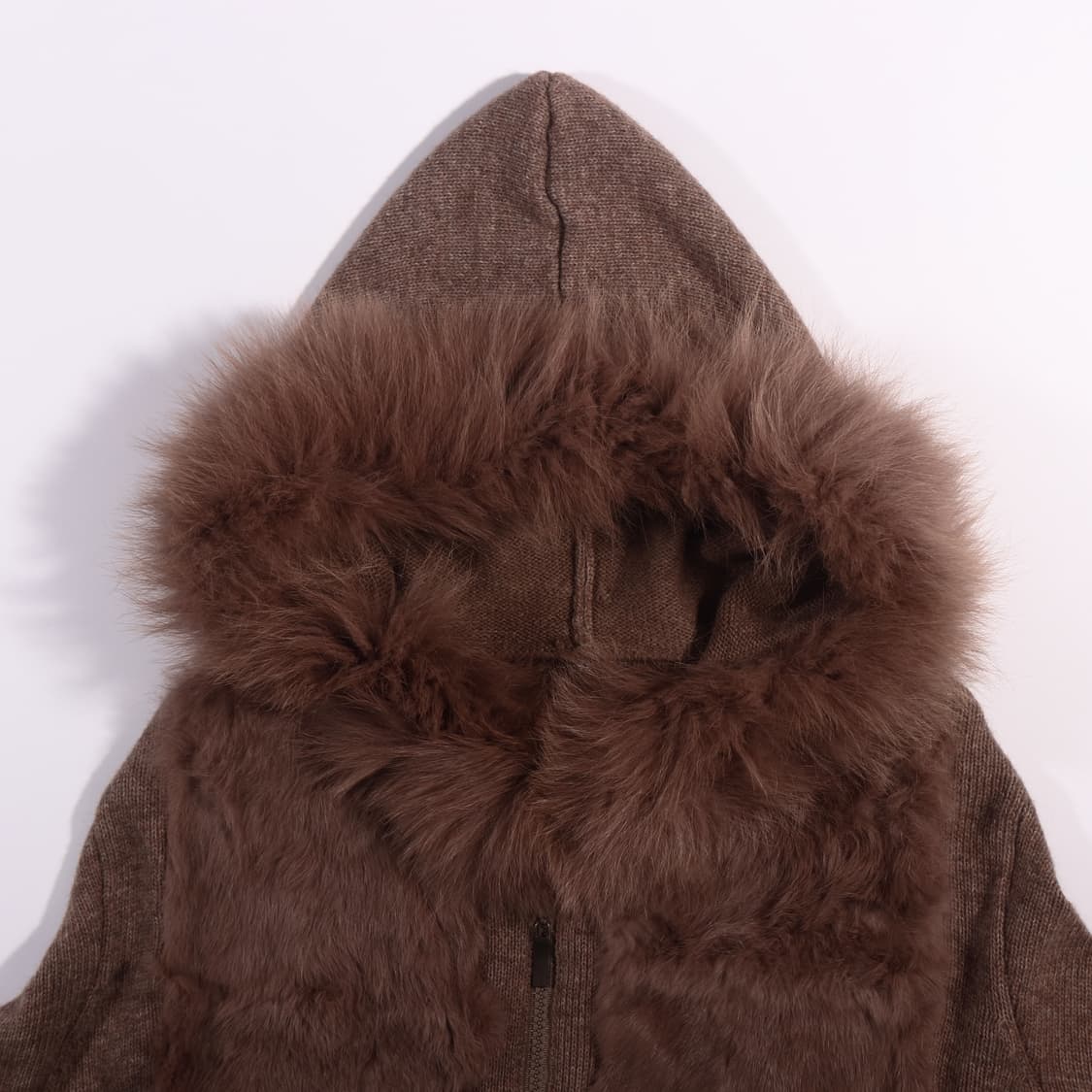 후드 퍼 가디건 B201 상품이미지2