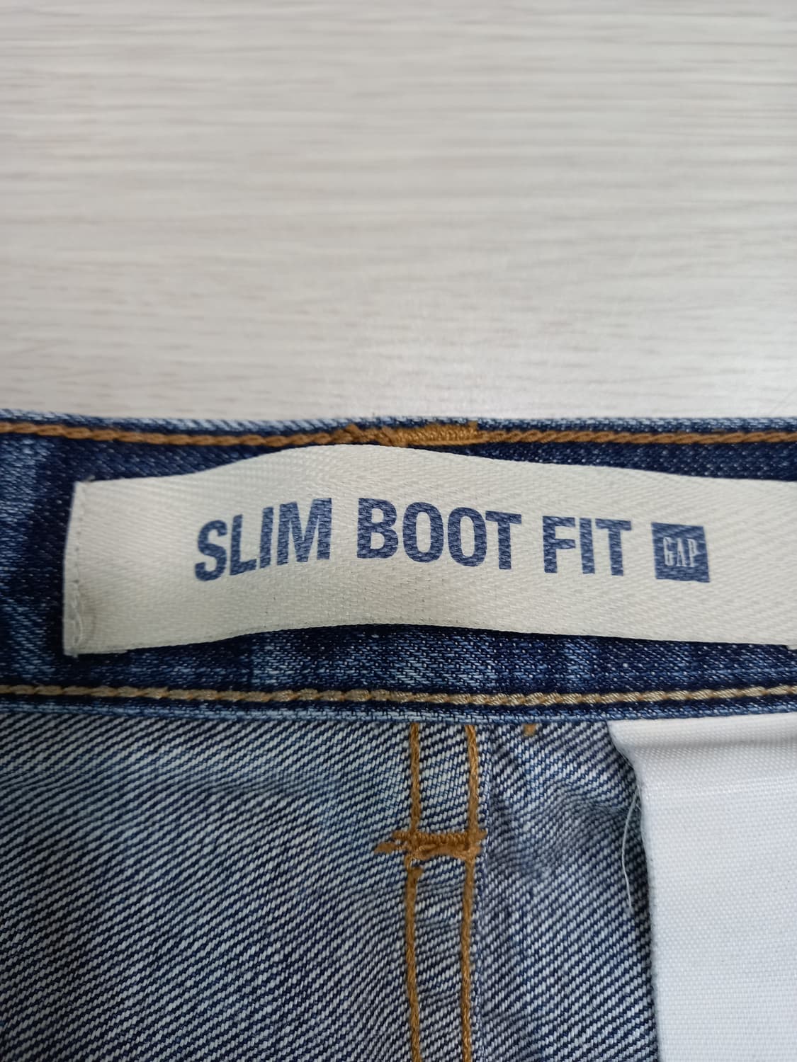 32 GAP 워싱 세미와이드진 버튼플라이 32-366 상품이미지8