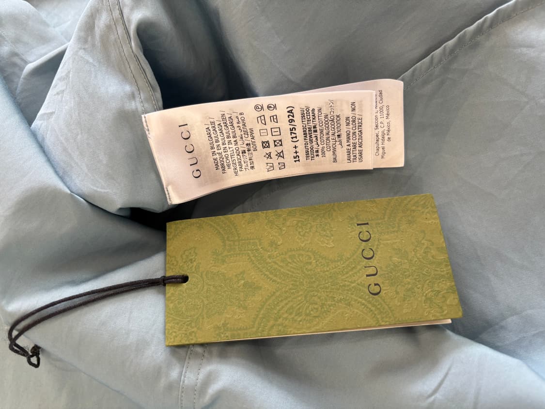 구찌 남성 셔츠 블루 40 상품이미지9