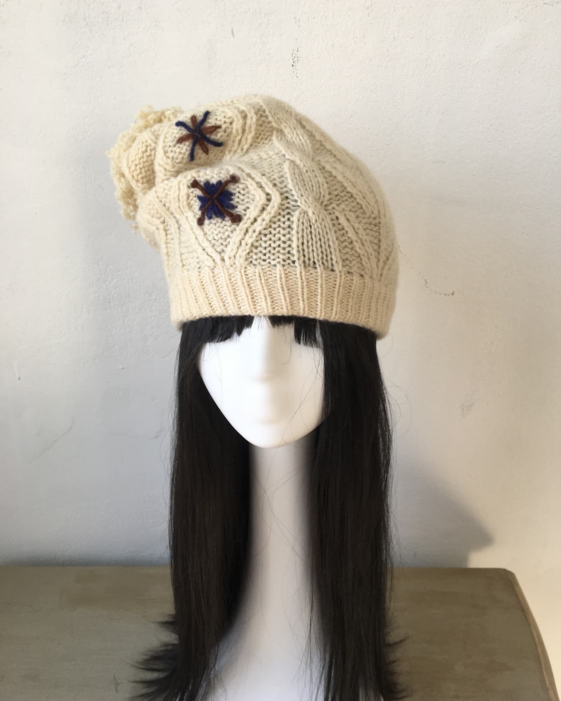  stitch point pom knit beanie 상품이미지1