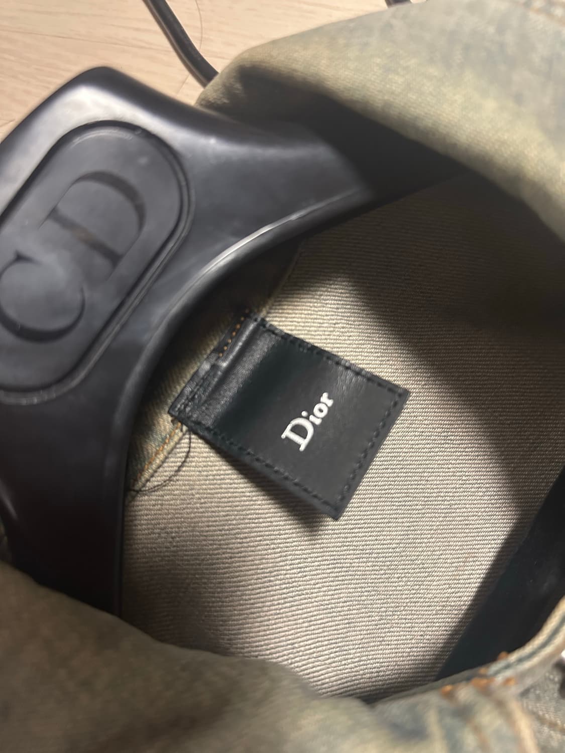 디올옴므 SS04 블루 끌레어 패널 데님 자켓 상품이미지3