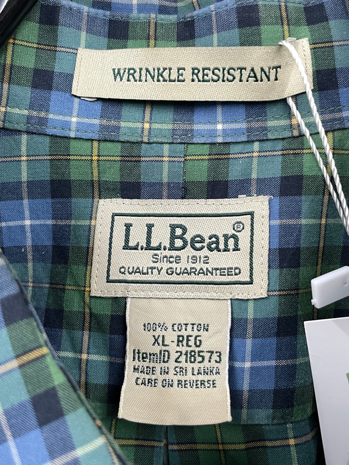 L.L bean 체크 셔츠 상품이미지9