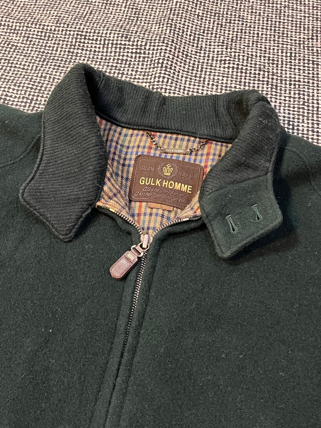 빈티지 울 해링턴 자켓 상품이미지2