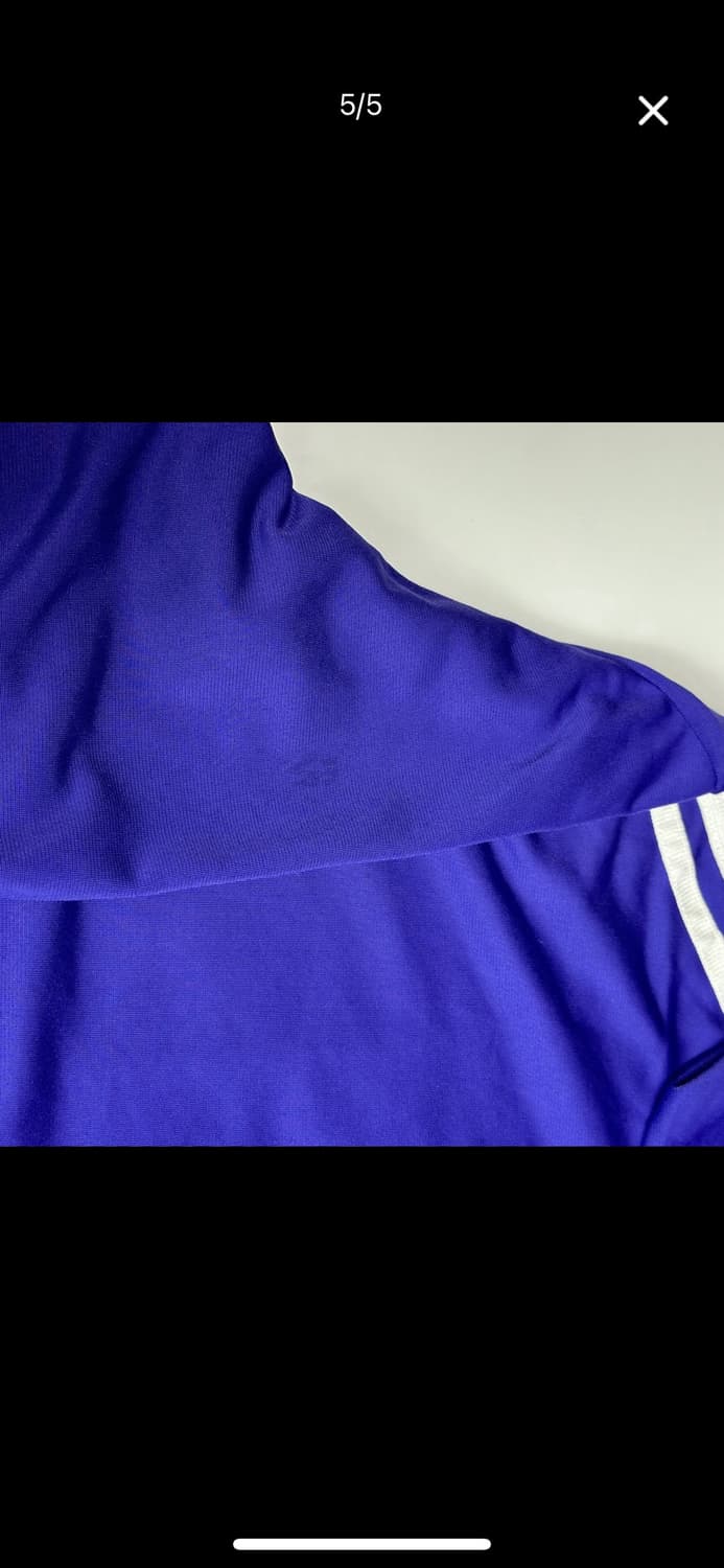 아디다스 퍼플 빅로고 파이어버드 져지 상품이미지5