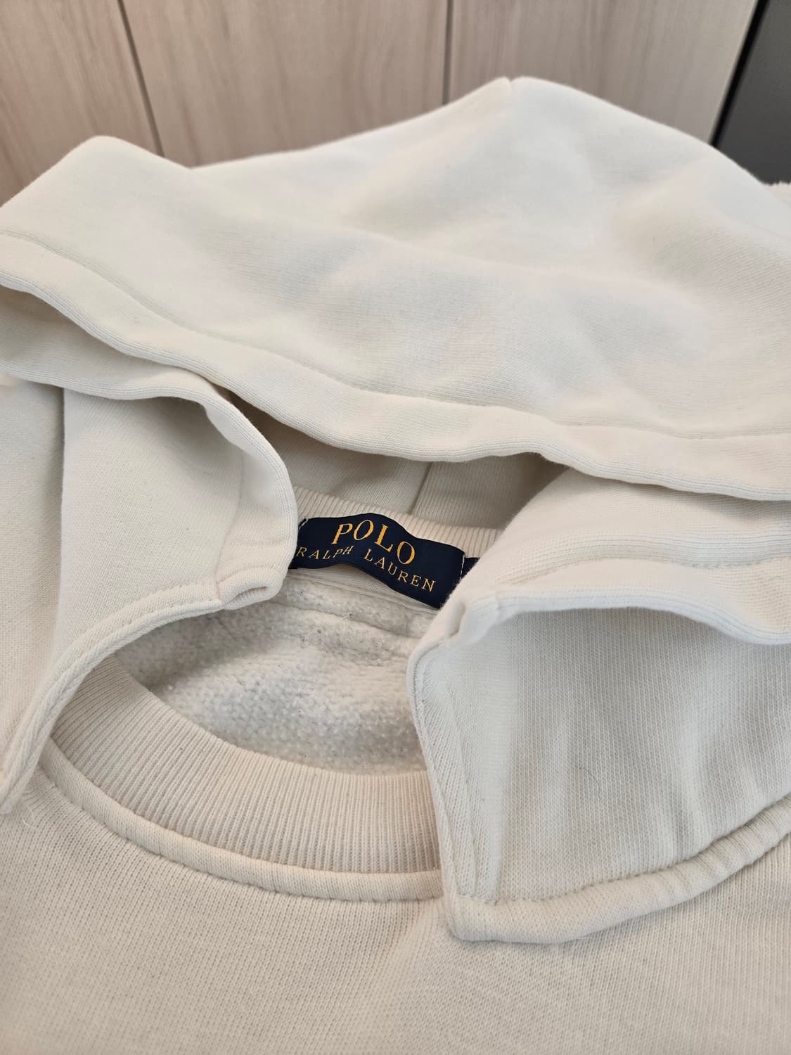 폴로 랄프로렌 화이트 유틸리티 후드티 XL 상품이미지6