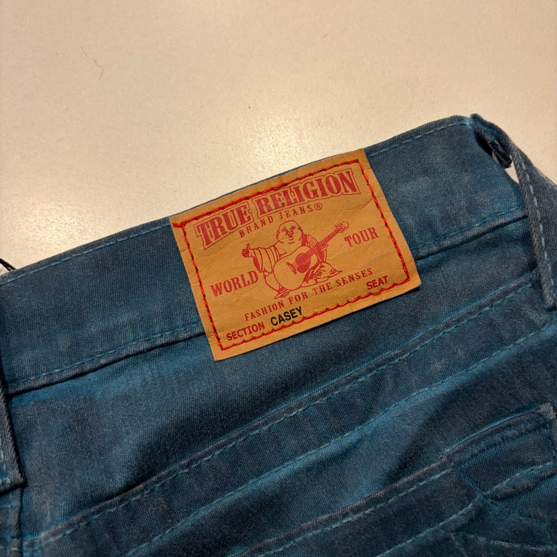 [27] 트루릴리젼 CASEY 워싱 데님 팬츠 청바지 블루 D460 상품이미지4