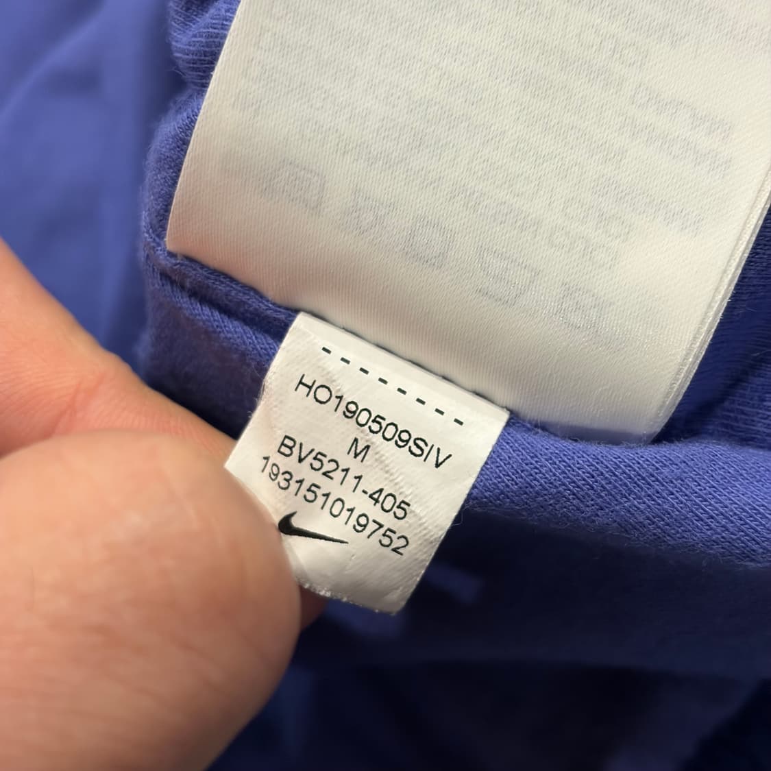 [M] 나이키 리이슈 빅로고 바람막이 블루 / 화이트 B493 상품이미지10