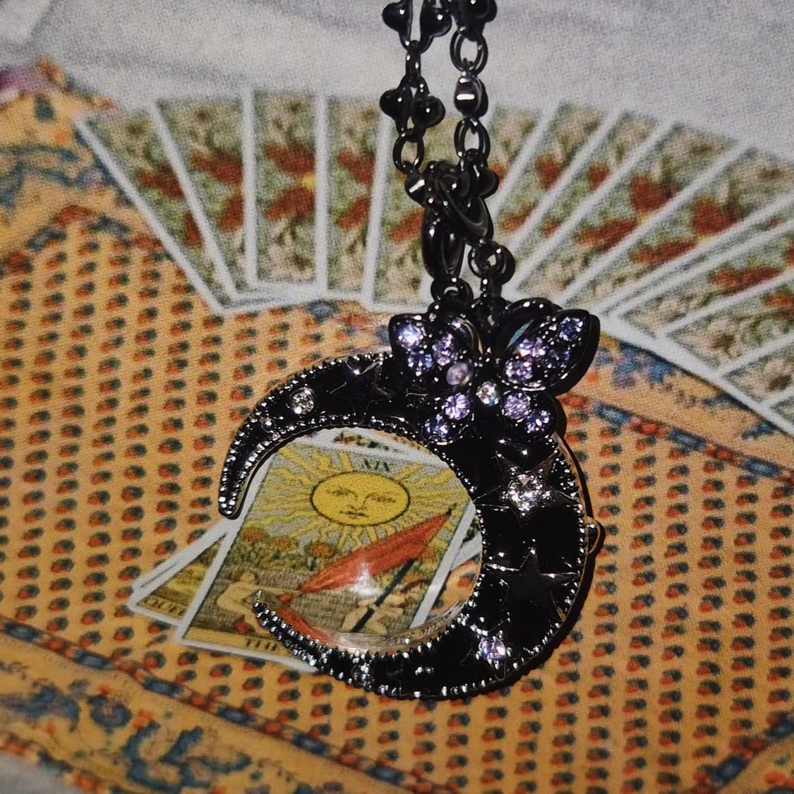 05s 안나수이 달과 나비 밤하늘 파베 목걸이 상품이미지8